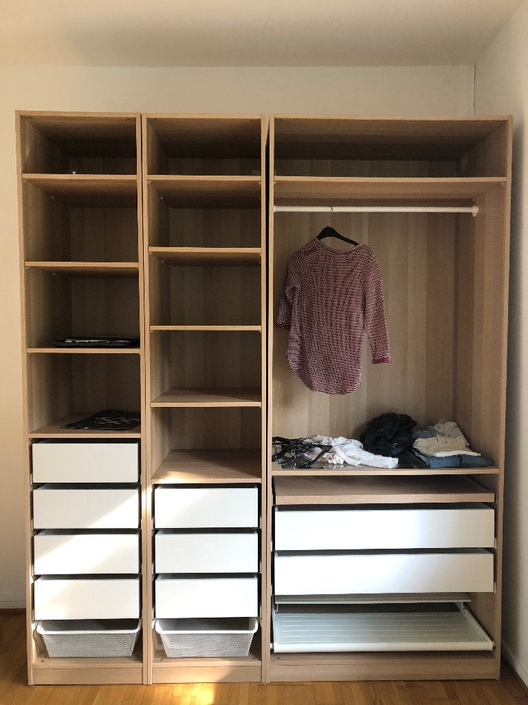 Dressing 3 éléments, Maison & Meubles, 150 à 200 cm, Enlèvement, 200 cm ou plus, Avec tiroir(s)