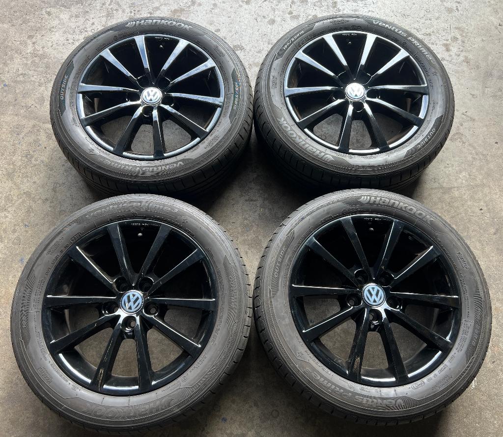 5x100 16 inch Volkswagen Polo, Seat Ibiza velgen + Banden, Enlèvement, Utilisé, Seat