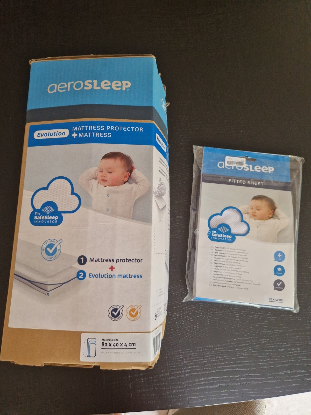 Aerosleep matras en laken, Kinderen en Baby's, Ophalen, Aerosleep, Wit