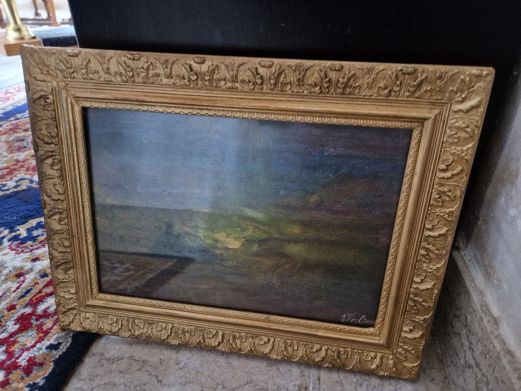 Peinture de E. Verlinde, Enlèvement
