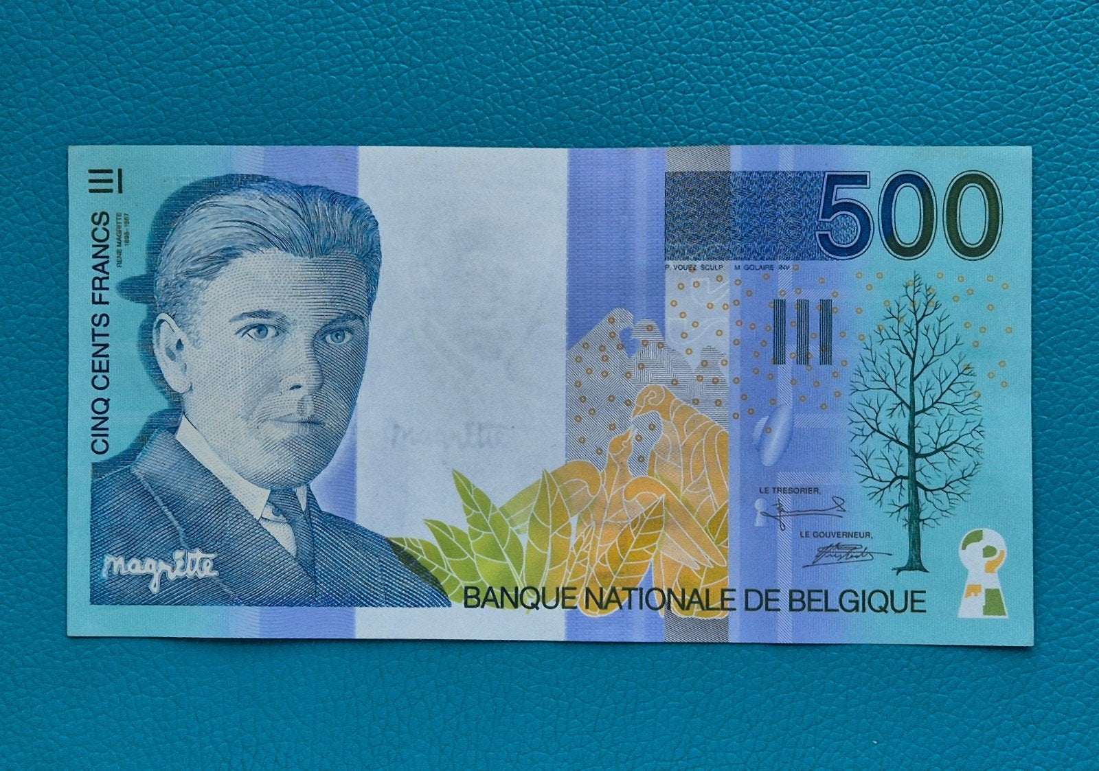 België  500 Frank  1998-1999.   FDC !!!, Postzegels en Munten, Ophalen of Verzenden, Los biljet