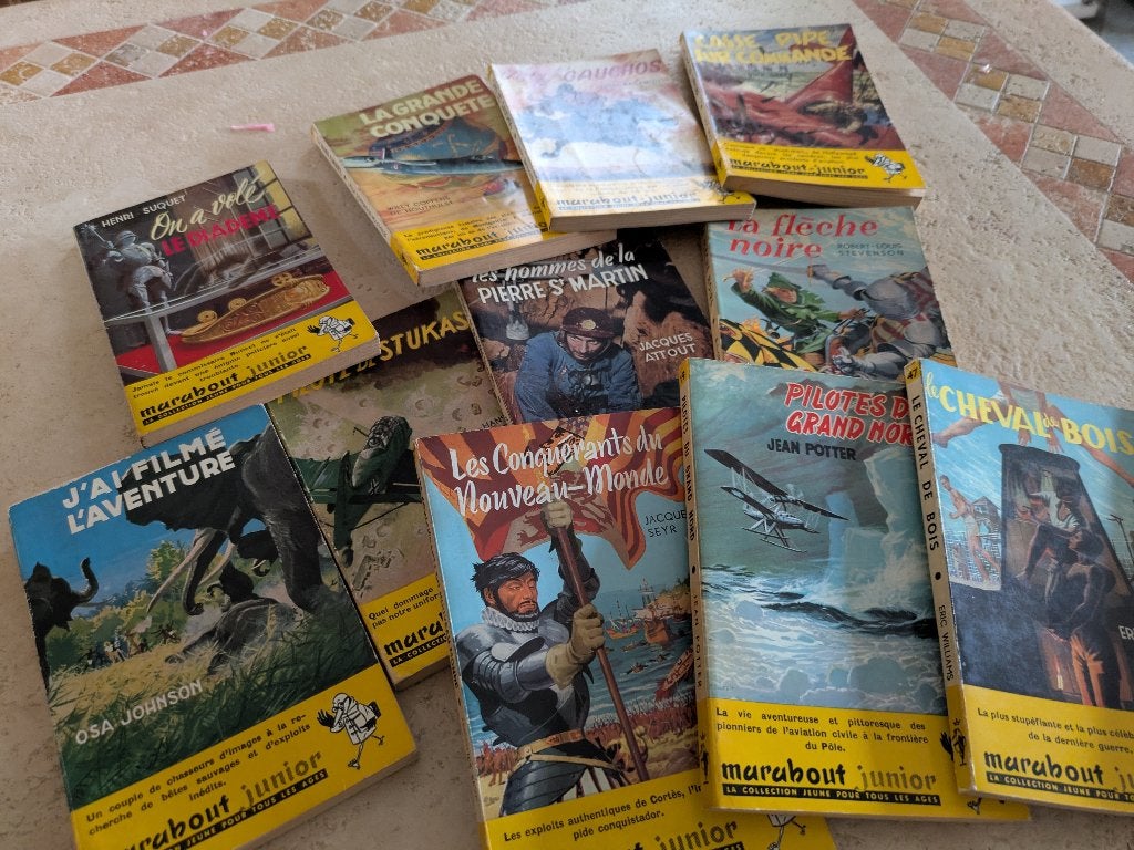 Lot 12 marabouts "junior" pour 6,5€ (5€ de frais d'envoi)., Livres, Envoi, Utilisé, Divers auteurs