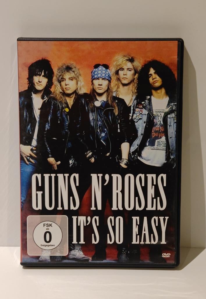 Guns N’ Roses – It’s So Easy Live‑dvd met 15 Tracks (73 min), Cd's en Dvd's, Dvd's | Muziek en Concerten, Zo goed als nieuw, Muziek en Concerten