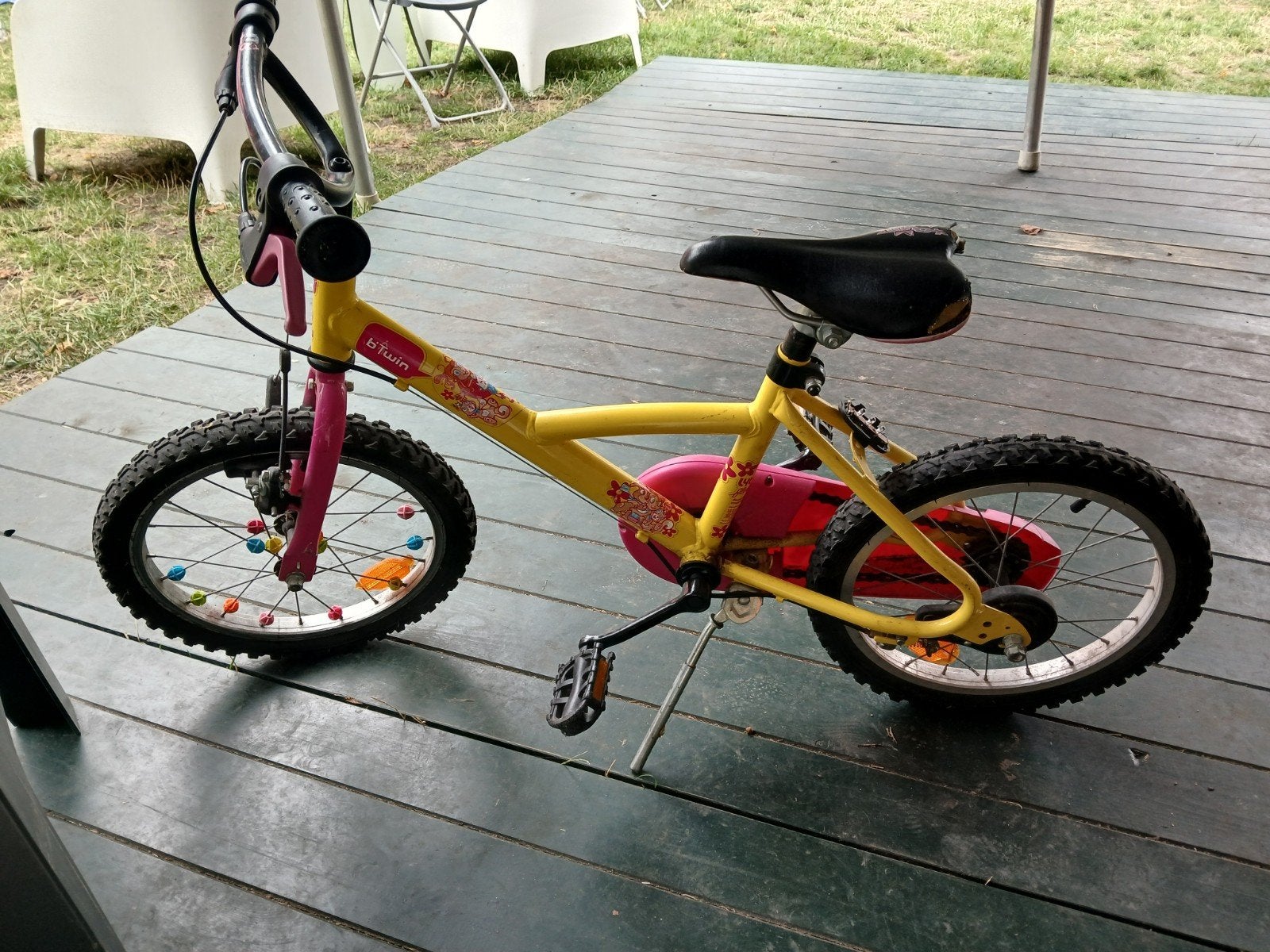 kinderfiets, Ophalen, 16 inch