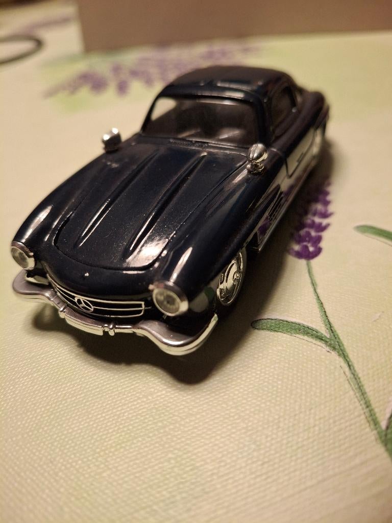 Mercedes 300 SL 1954 Blauw (Solido), Ophalen of Verzenden, Nieuw, Auto, Solido