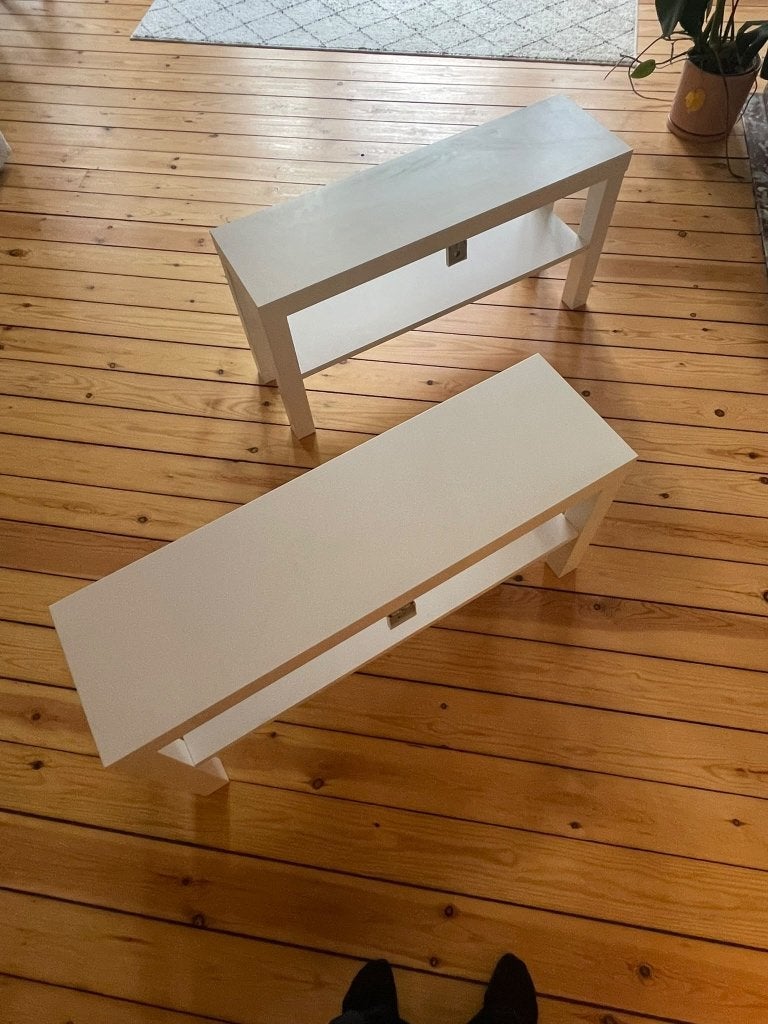 2x IKEA LACK, Enlèvement