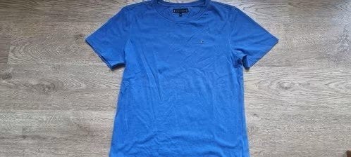 blauwe t-shirt Tommy Hilfiger maat 164, Kinderen en Baby's, Gebruikt, Ophalen of Verzenden, Tommy Hilfiger, Shirt of Longsleeve