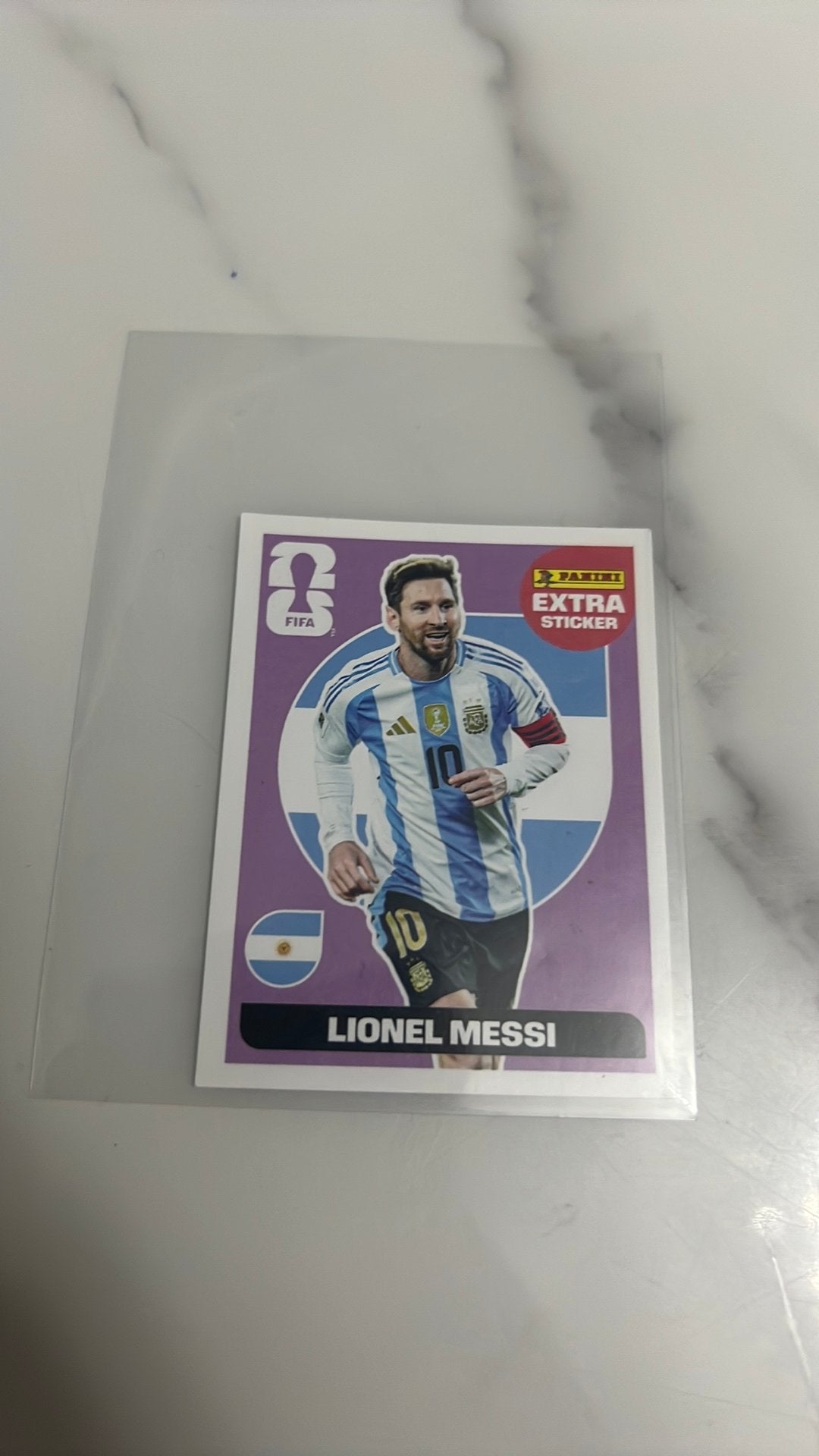 voetbalkaart messi, Ophalen, Zo goed als nieuw
