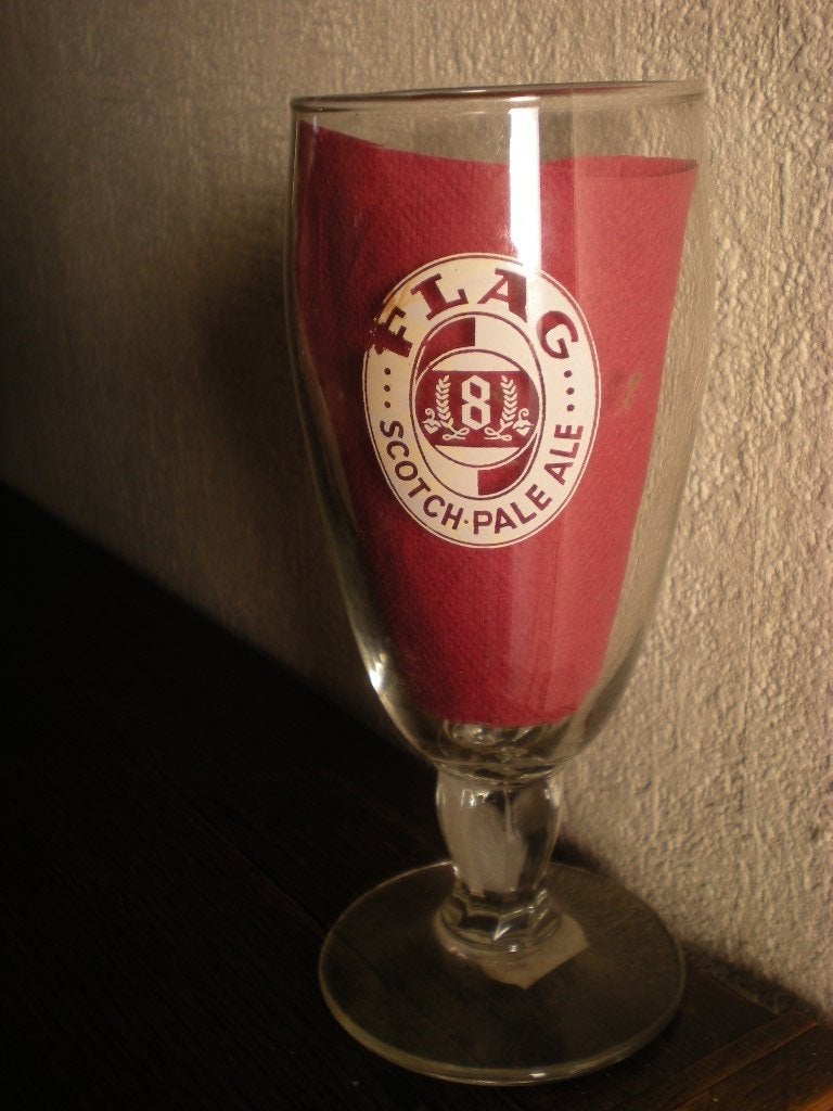 HAECHT „flag”, Ophalen of Verzenden, Zo goed als nieuw, Glas of Glazen