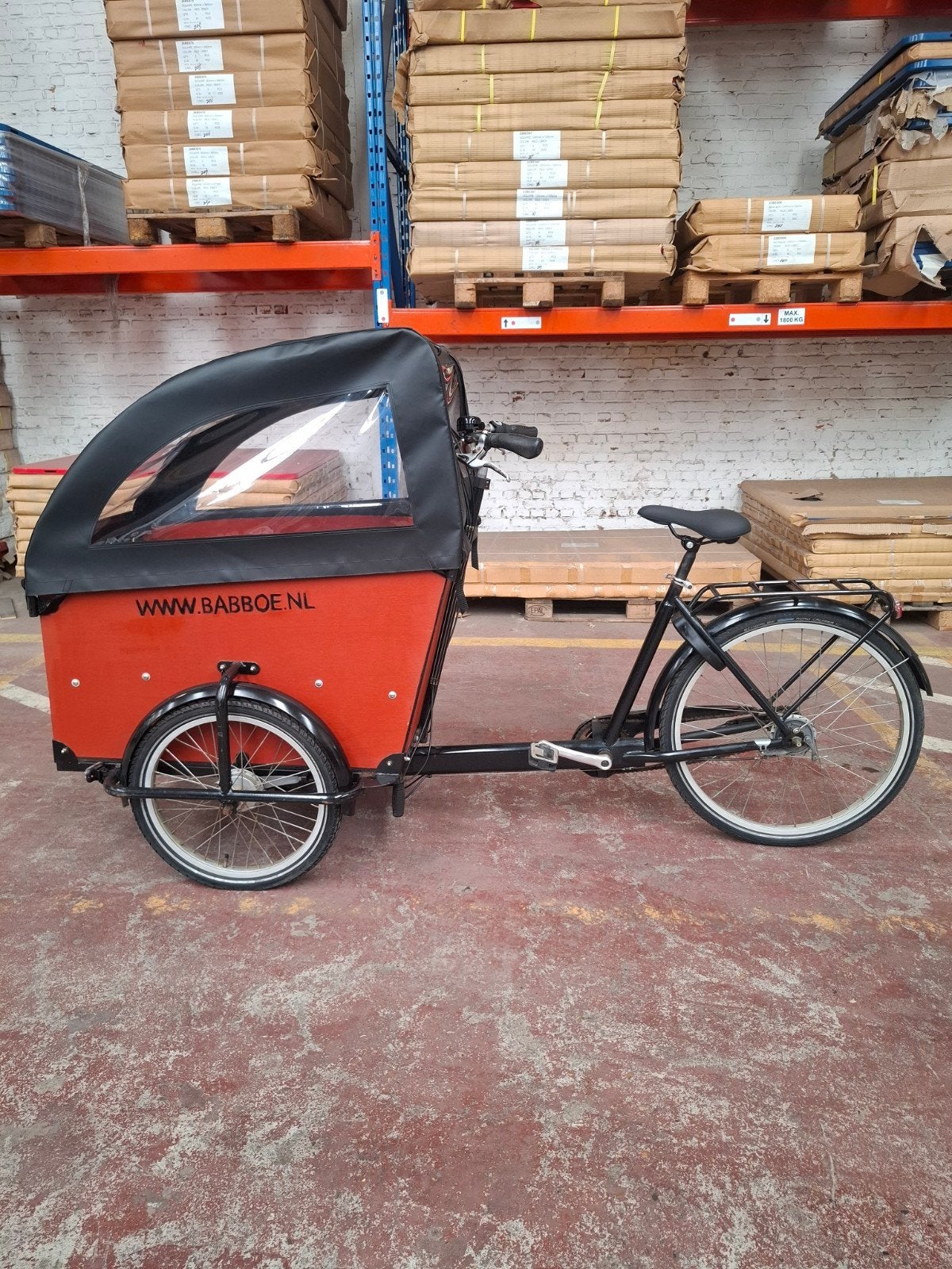 fietsbak, Ophalen