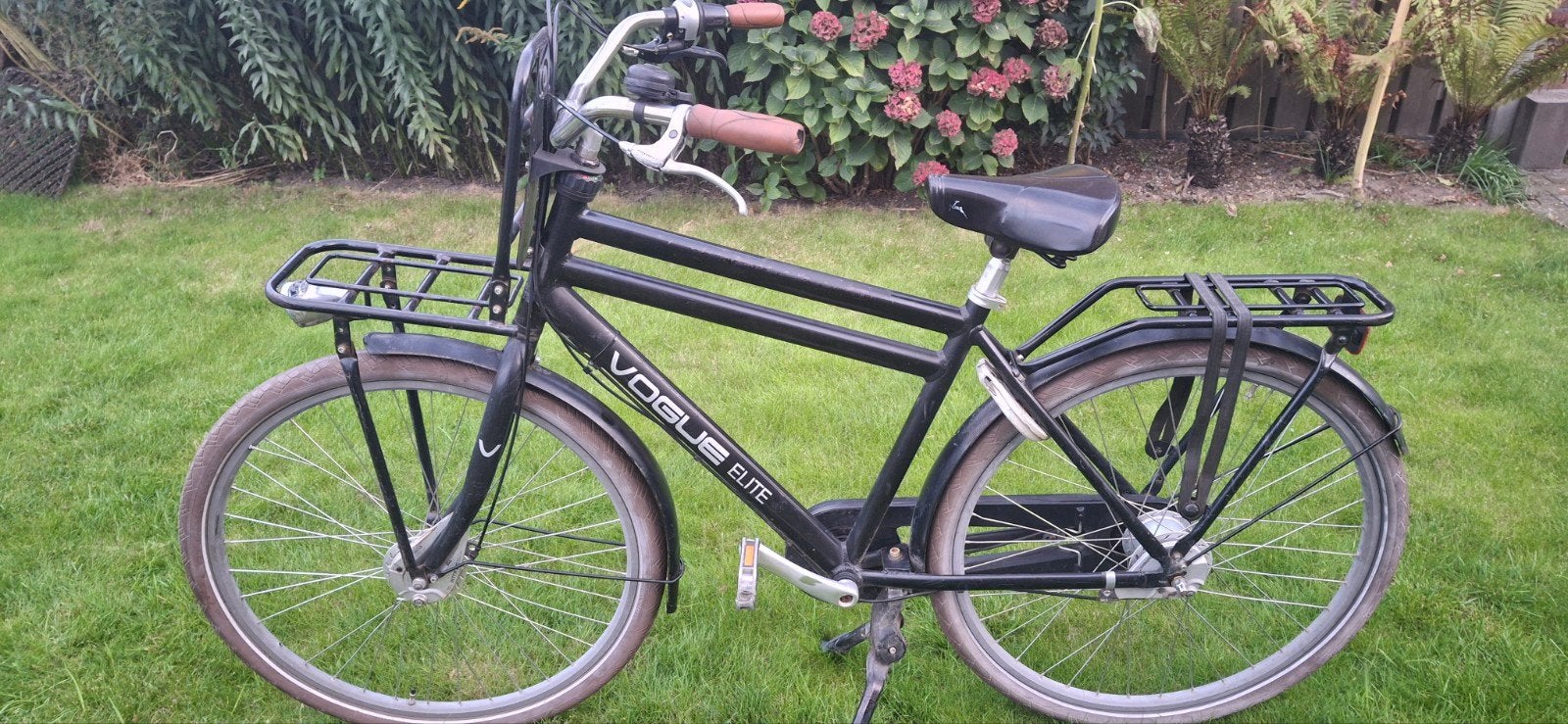 Transport-/Bak-/stevige herenfiets foto 3, Ophalen, Zo goed als nieuw, Trommelrem, Versnellingen