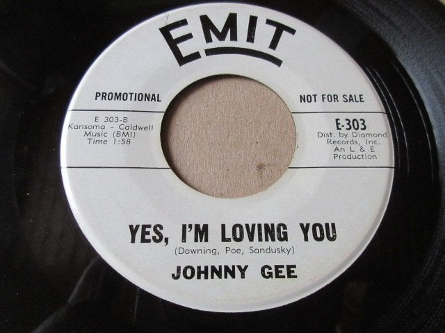 Johnny Gee — Jongens huilen niet/Ja, ik hou van je, Gebruikt, Verzenden, Originele persing, 7 inch