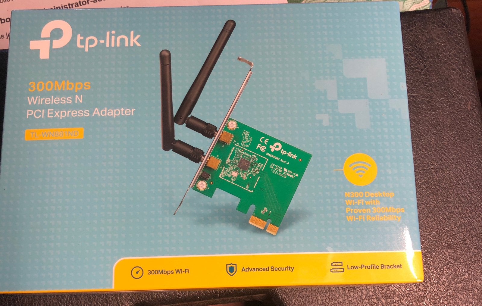 Carte WiFi sans fil Tp-Link 300 Mbps, Informatique & Logiciels, Cartes réseau, Enlèvement ou Envoi, Neuf, Interne