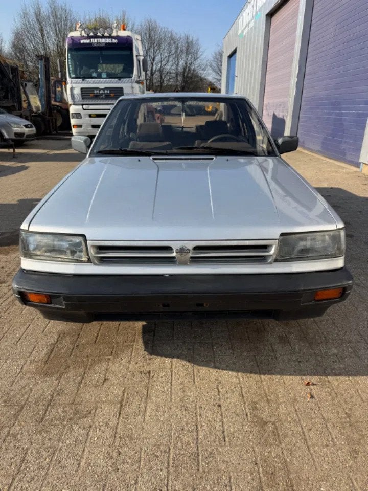 Nissan Bluebird *2.0DIESEL-BELGIAN ORIGINE* (bj 1989), Auto's, 4 deurs, Bedrijf, Zilver of Grijs, Te koop