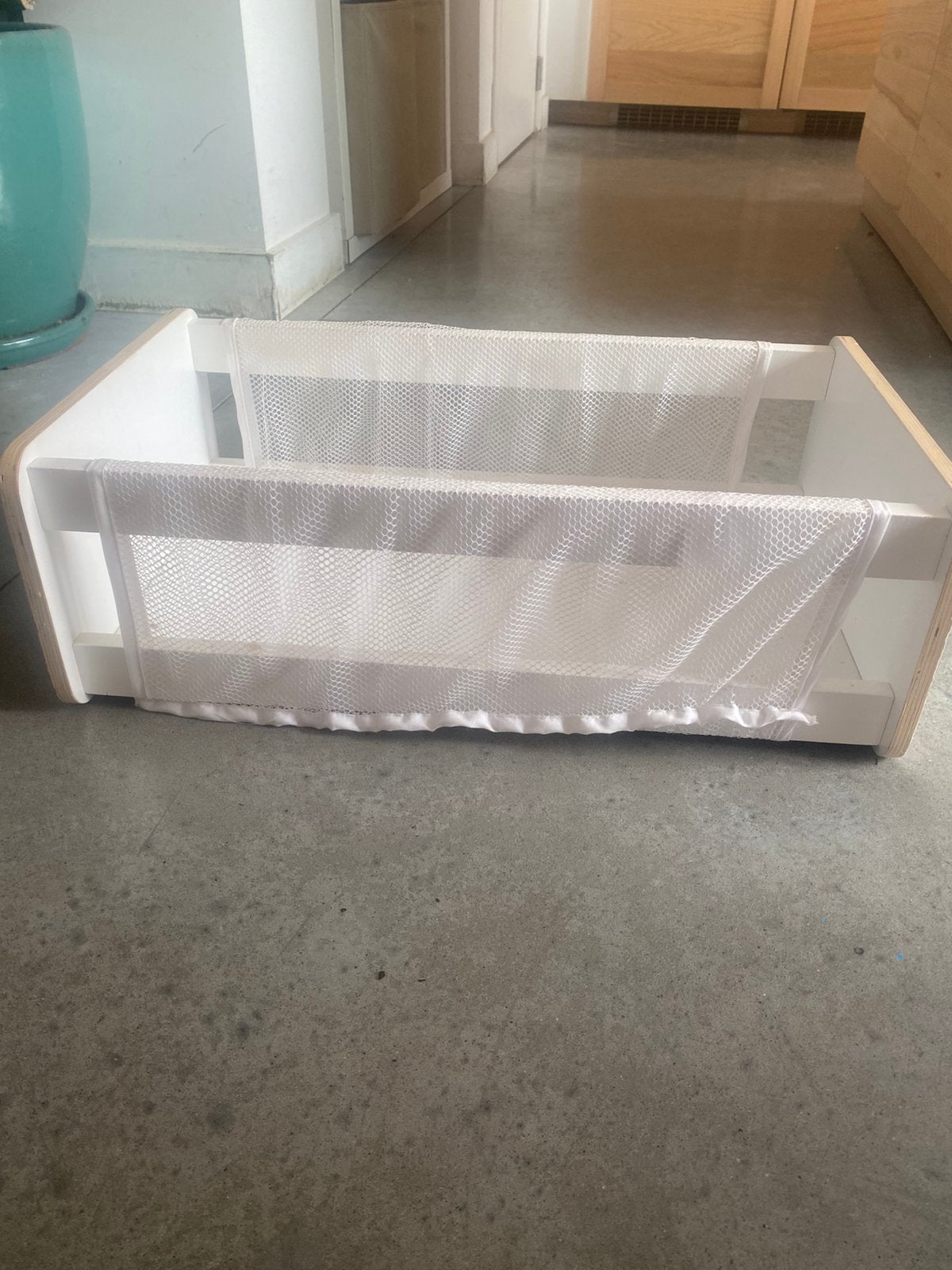 Houten bedje pop, Enlèvement, Utilisé