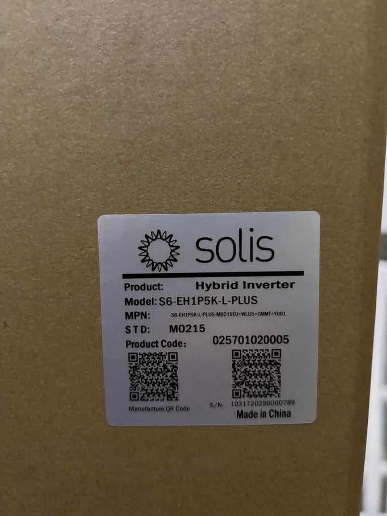 Onduleur Solaire Solis 5kW Série 6 NEUF – Haute Performance, Enlèvement, Comme neuf