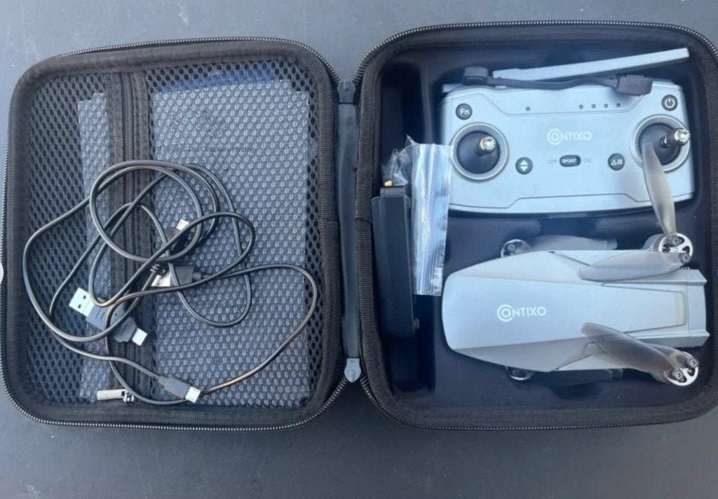 Contixo F36 GPS Drone 4K, Audio, Tv en Foto, Gebruikt, Cameradrone, Overige merken, 1 tot 5 kilometer