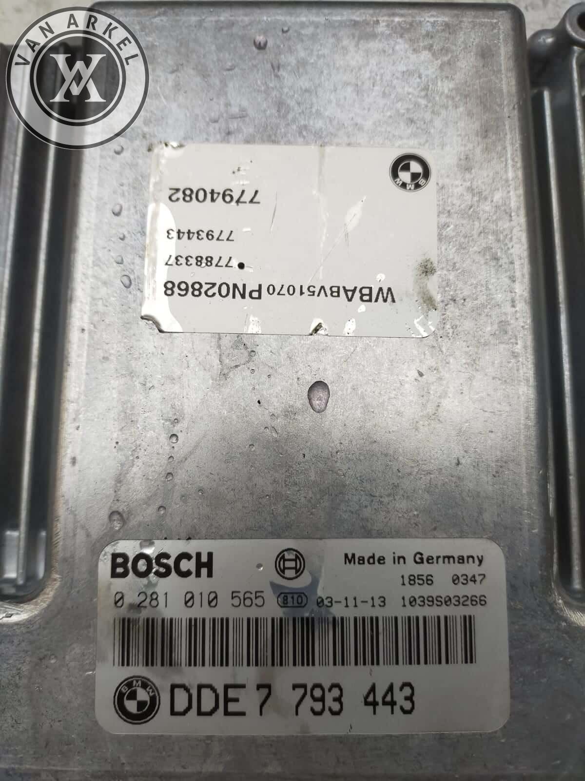 Bmw 320cd e46 dde set 7793443, Autos : Pièces & Accessoires, Électronique & Câbles, BMW, Utilisé, Enlèvement ou Envoi