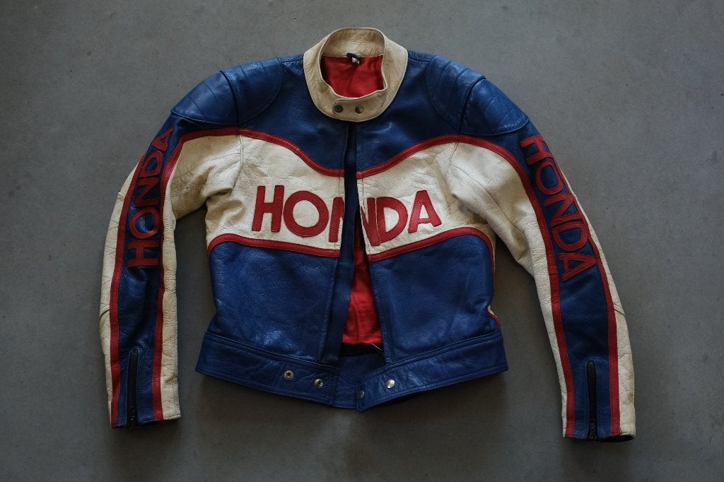 Vintage Richa Honda motorjas, Motoren, Kleding | Motorkleding, Dames, Jas | leer, RICHA, Ophalen of Verzenden