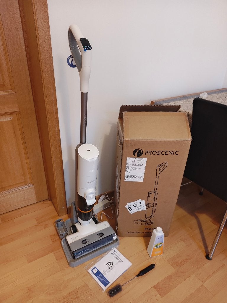 Aspirateur laveur sans fil Proscenic F10 Ultra, Electroménager, Neuf, Enlèvement ou Envoi, Réservoir, Autres marques