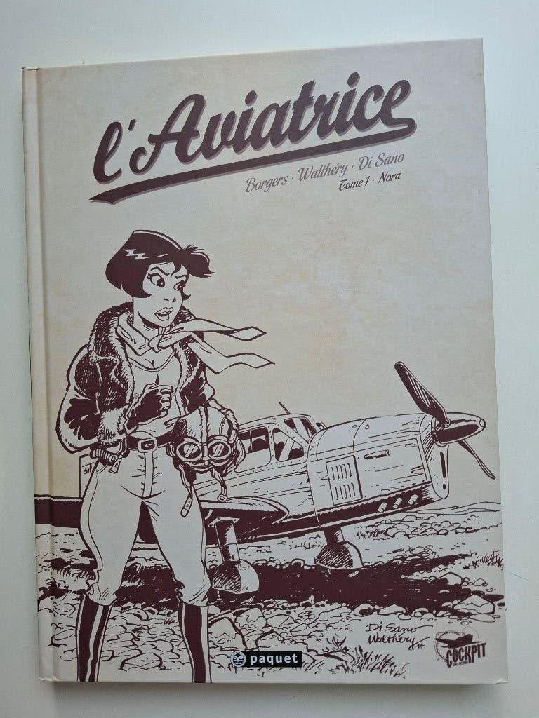 TL L'AVIATRICE TOME 1 "NORA" WALTHERY DI SANO 1.450 ex, Une BD, Enlèvement ou Envoi, Comme neuf
