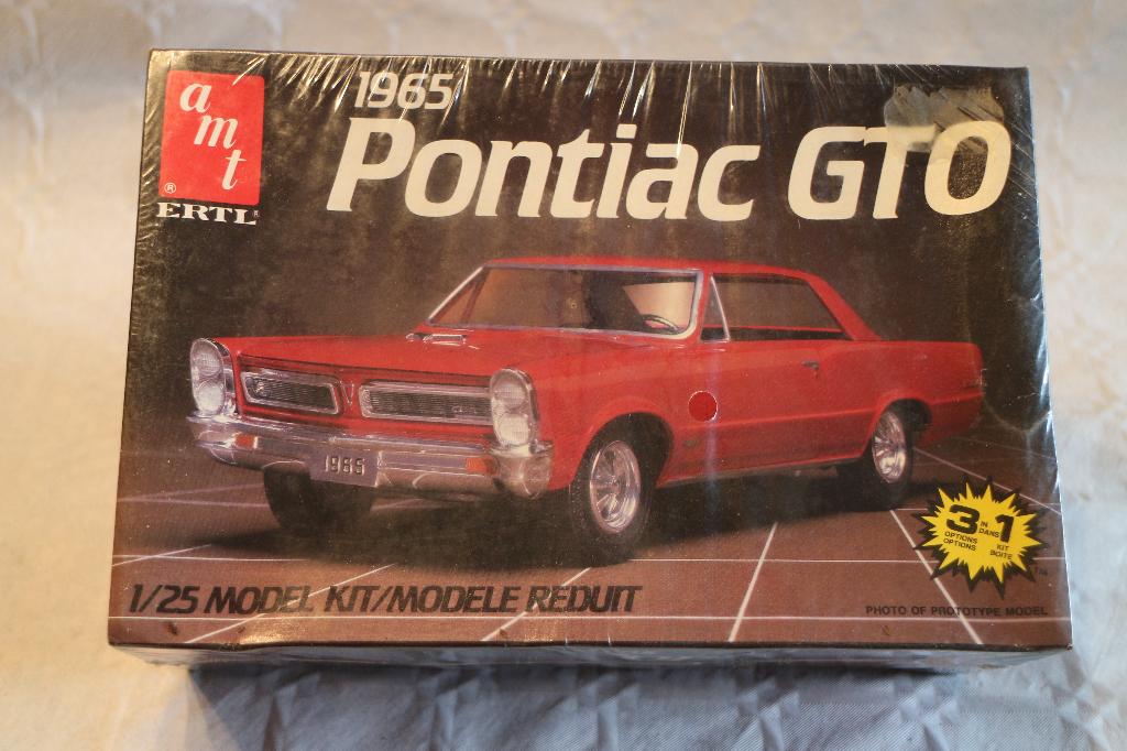Pontiac GTO 1965 SEALED, Hobby en Vrije tijd, Modelbouw | Auto's en Voertuigen, Overige merken, Auto, 1:32 tot 1:50, Nieuw