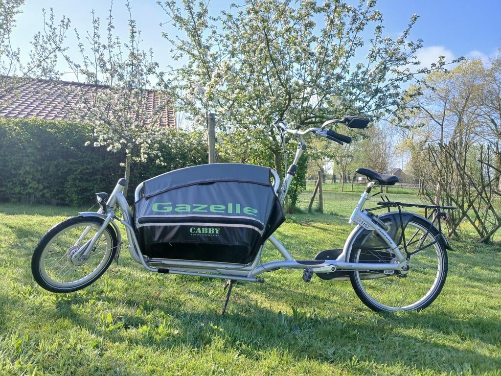 Gazelle bakfiets cabby, Fietsen en Brommers, Ophalen, Gazelle, Opvouwbaar