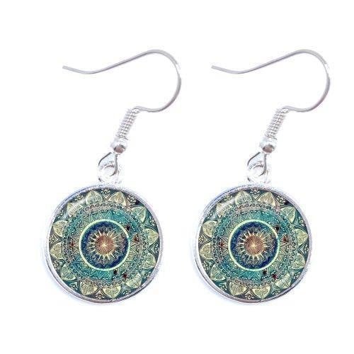Mandala oorbellen, Ophalen of Verzenden, Nieuw, Hangers