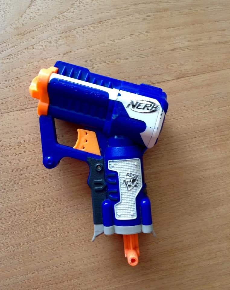 Set van 2 Nerf N-Strike Elite blasters (Triad EX-3 & Jolt), Ophalen of Verzenden, Zo goed als nieuw