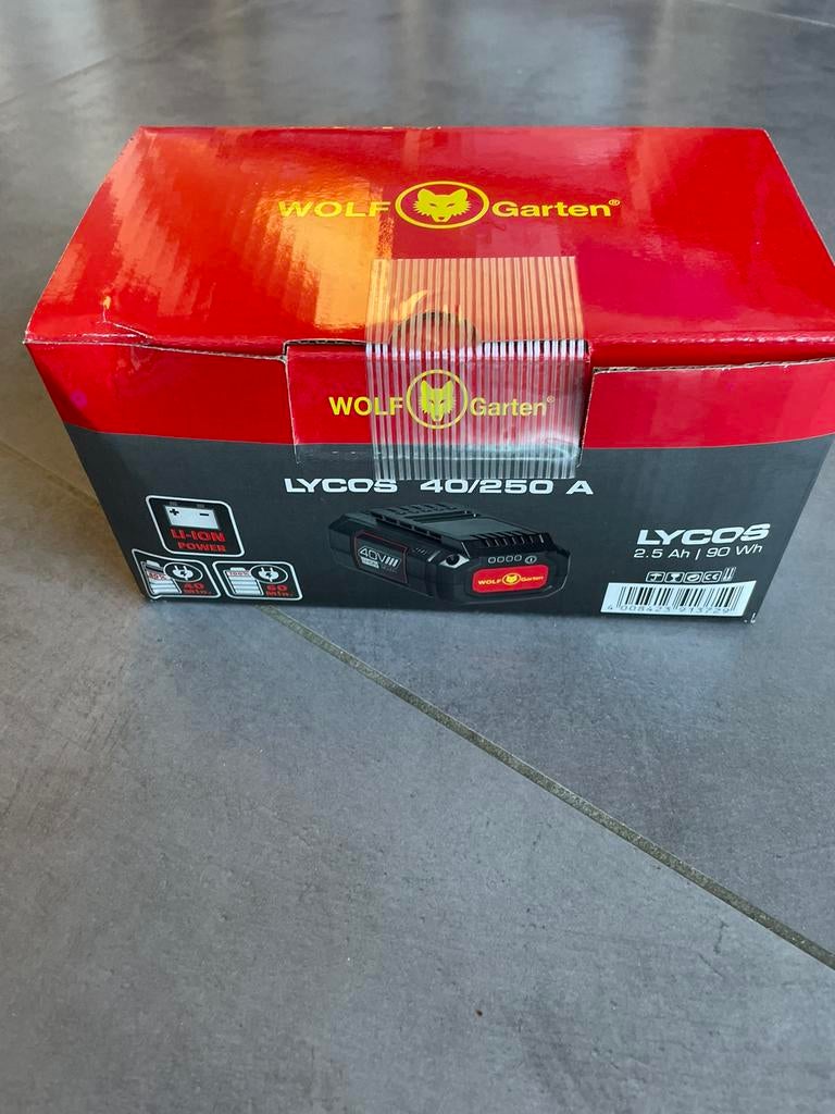 Wolf Garten Lycos batterij nieuw!, Ophalen of Verzenden