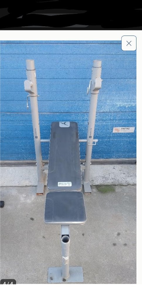 Banc de fitness de musculation Domyos Banc d'entraînement, Enlèvement, Utilisé, Bras, Banc d'exercice