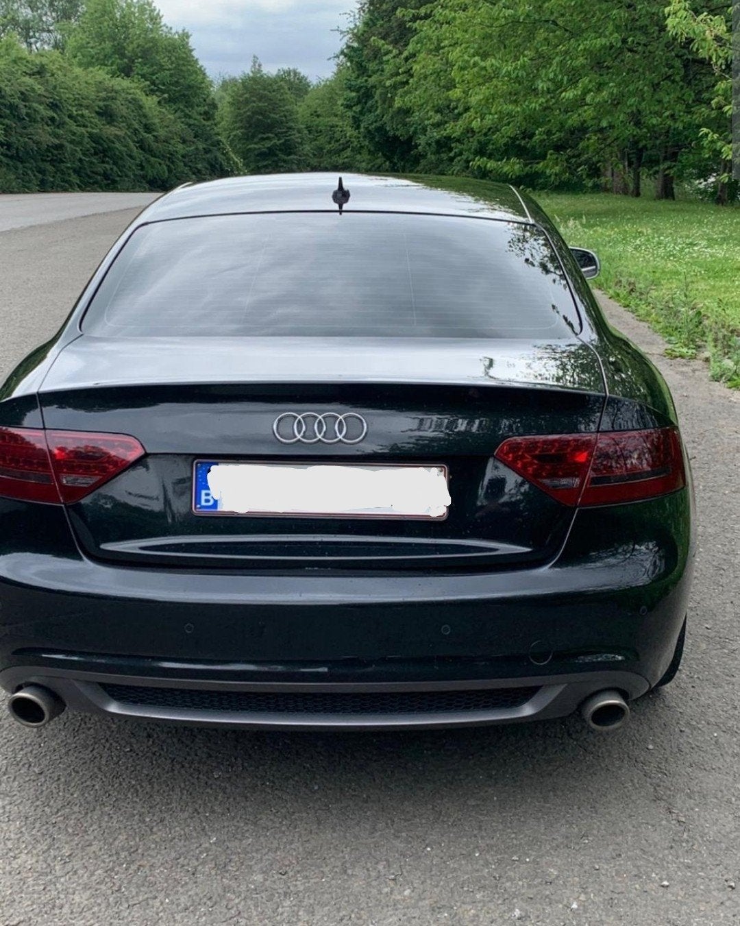 Audi A5  2.7 TDI V6 Export, Auto's, Zwart, Leder, Bruin, Particulier