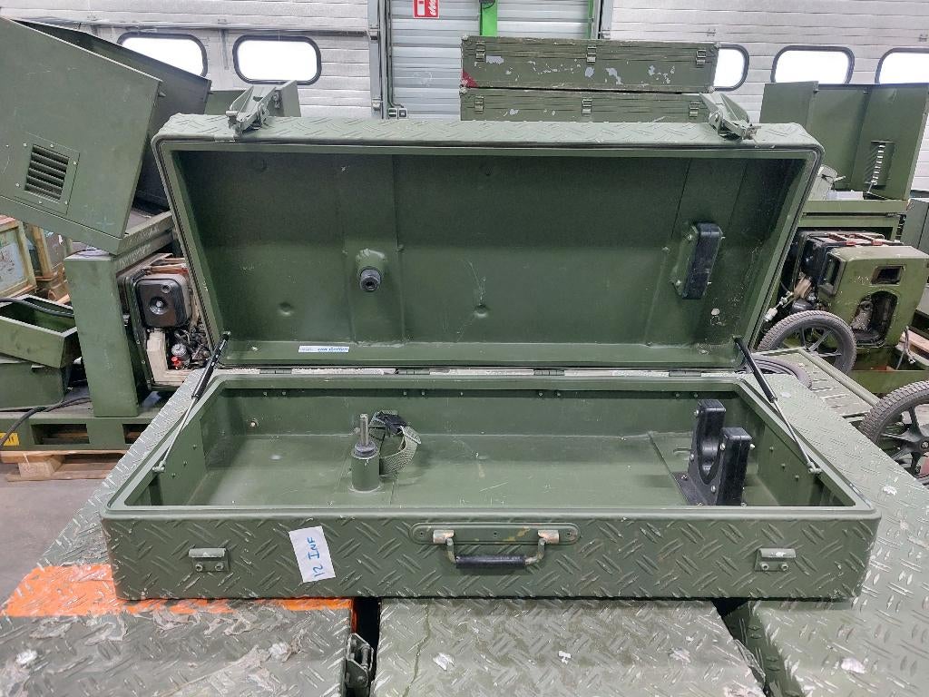 Expeditie voertuig dak kist defensie wapenkist koffer, Doe-het-zelf en Bouw, Ophalen of Verzenden, Gebruikt, Aluminium