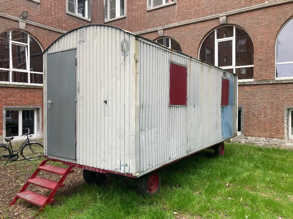 werfkeet tiny house, Doe-het-zelf en Bouw, Ophalen, Gebruikt