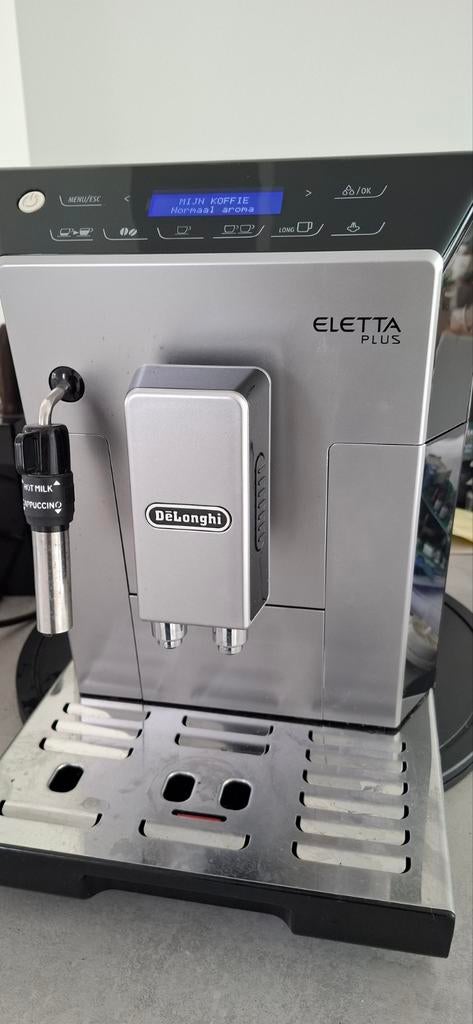 Delonghi Eletta Top koffiemachine met GARANTIE, Stoompijpje, 10 kopjes of meer, Koffiemachine, Ophalen of Verzenden