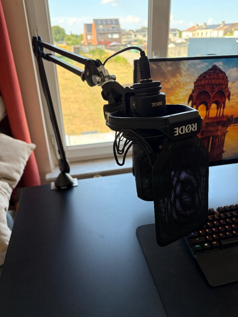 RØDE NT-USB Studio Microfoon + PSA1 arm, Musique & Instruments, Microphones, Enlèvement ou Envoi, Comme neuf, Micro studio