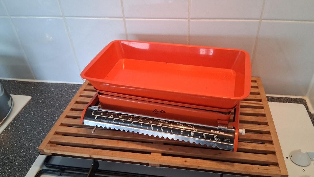 Weegschaal vintage, Ophalen, Keukenweegschaal, Analoog