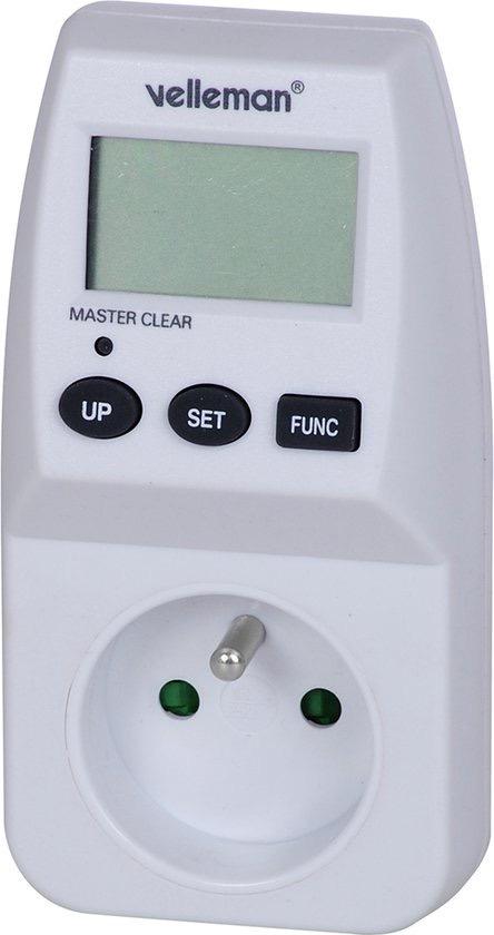 ENERGIEMETER 230V / 16A, Velleman NETBPEM5, nieuw, Ophalen of Verzenden, Nieuw, Elektriciteit