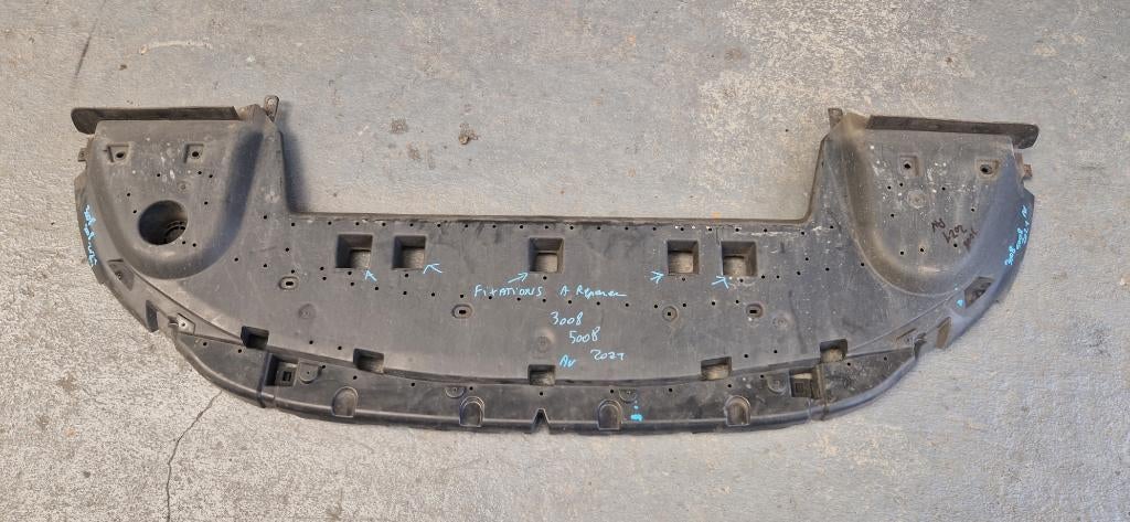Deflecteur cache sous pare choc PEUGEOT 3008 5008 2 II 2022, Enlèvement, Avant, Peugeot