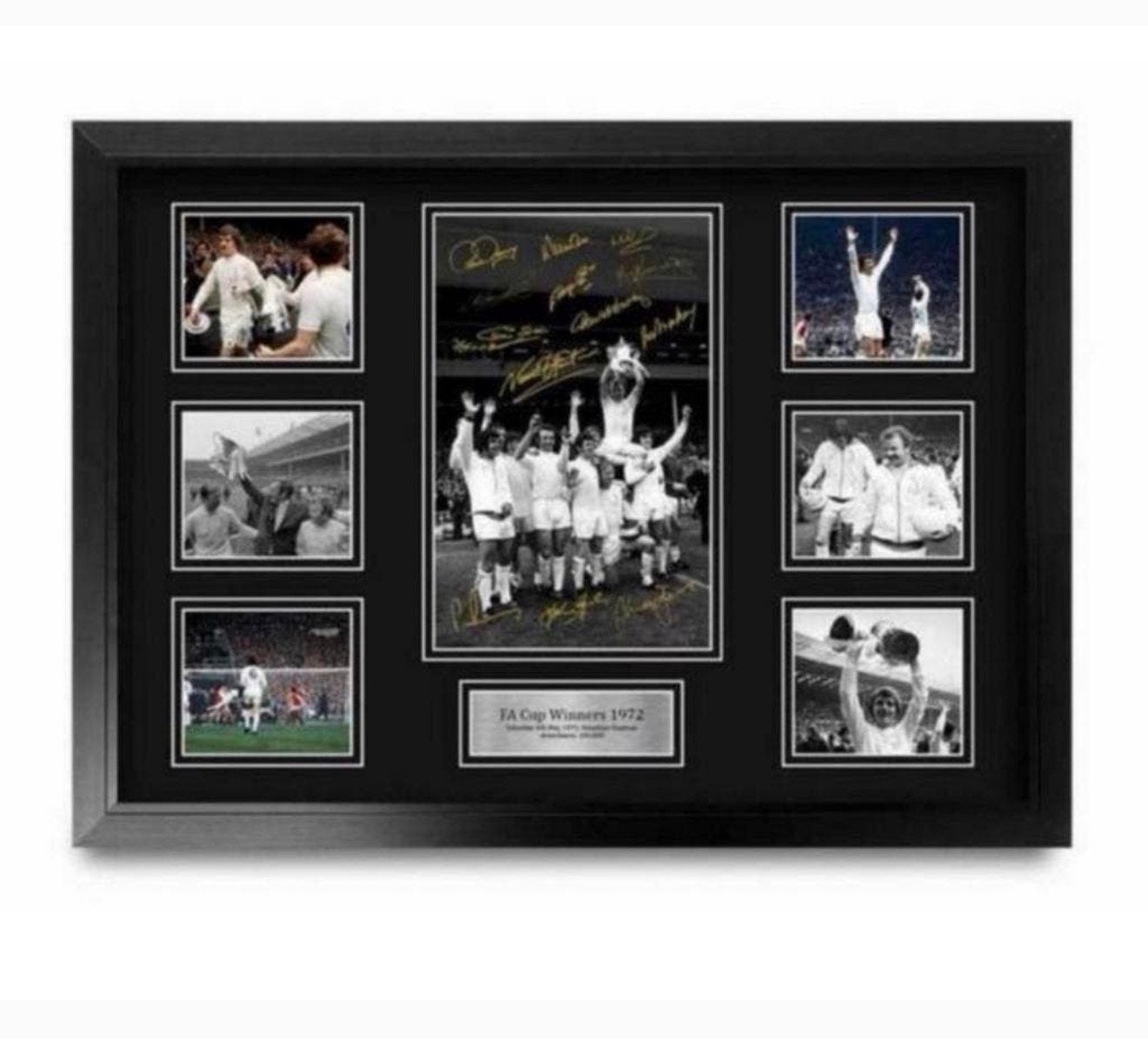 Leeds United Signed Large A2 Framed FA Cup Winners 1972 gift, Ophalen of Verzenden, Nieuw