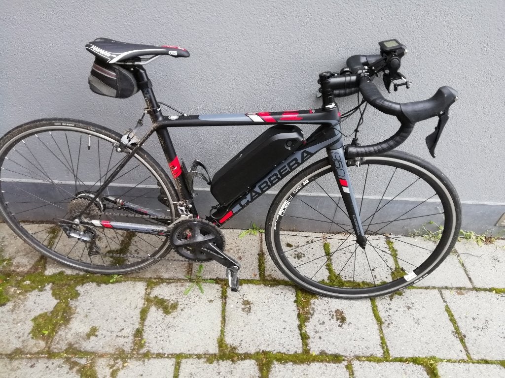Ebike Carrera met ondersteuning tot 35 km & bereik 100 km, Fietsen en Brommers, 51 tot 55 cm, Ophalen, Zo goed als nieuw, 50 km per accu of meer