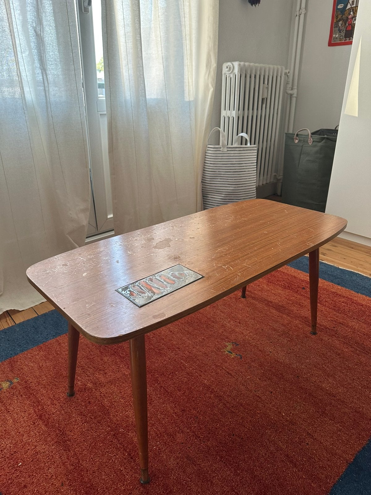 Mid century salontafeltje, Ophalen