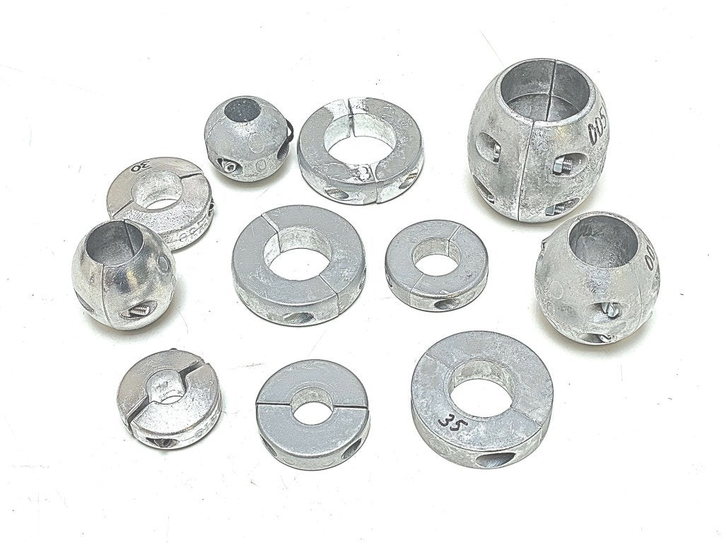Schroefas KRAAGANODE (anode) diverse maten, Enlèvement ou Envoi, Niet ingevuld, Moteur et Technique, Niet ingevuld