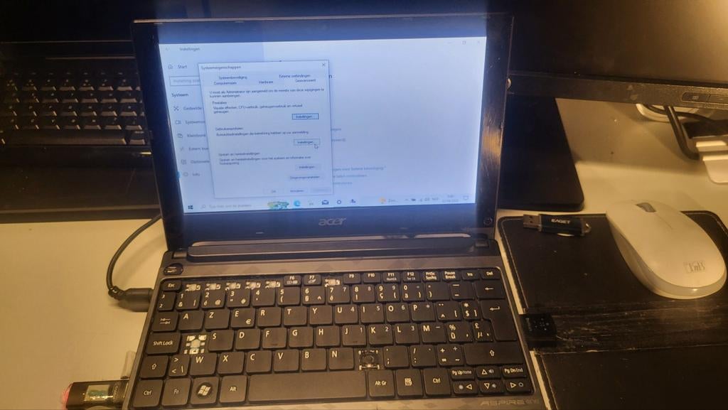 Mini laptop + draagtas, Ophalen