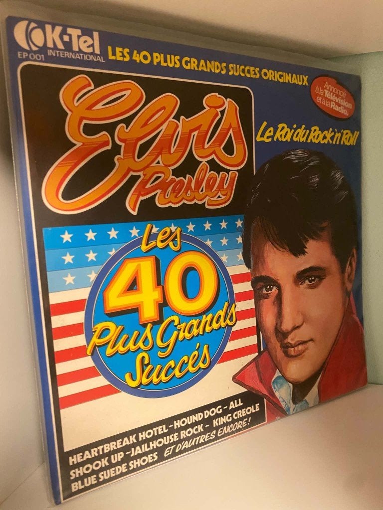 Elvis Presley – Les 40 Plus Grands Succès - France 1976, Rock 'n' roll, Utilisé, EP, Compilation