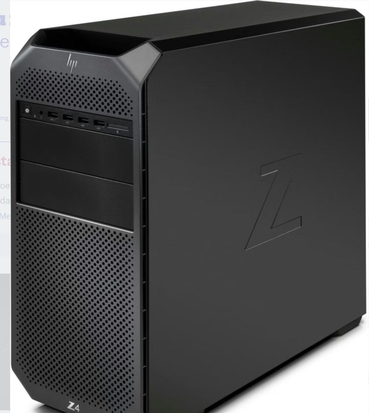 HP Z4 G4 Workstation, Enlèvement, Comme neuf