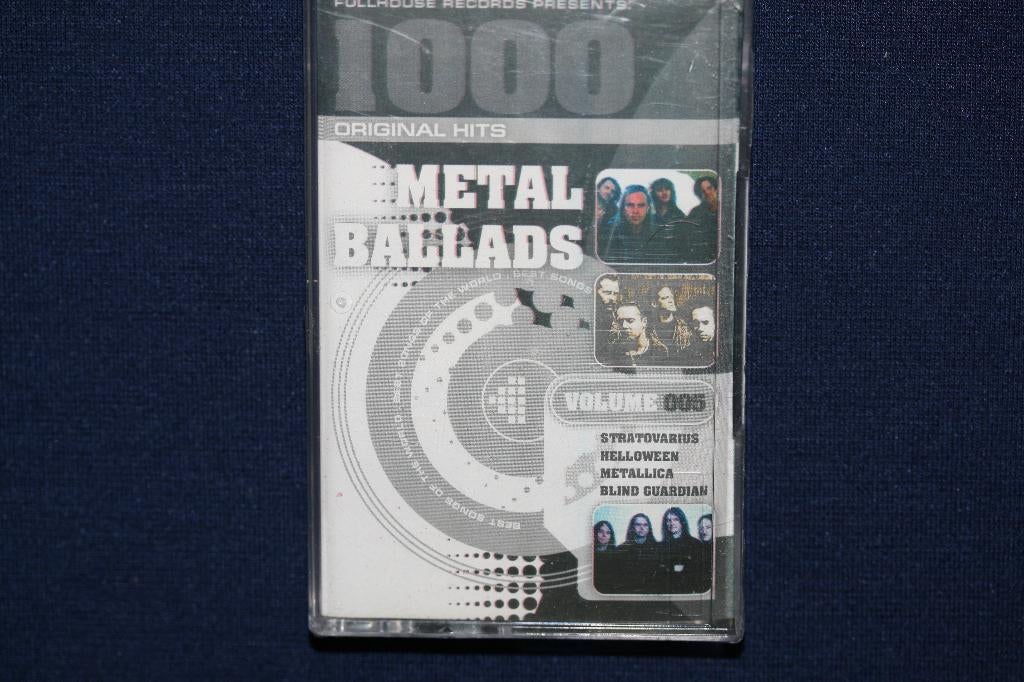 Metallica / Black sabbath / Dio / Helloween, Cd's en Dvd's, Cassettebandjes, Ophalen of Verzenden, Nieuw in verpakking, Rock en Metal