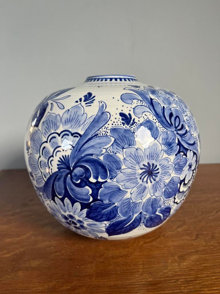 Delfts blauwe ronde vaas, Enlèvement ou Envoi