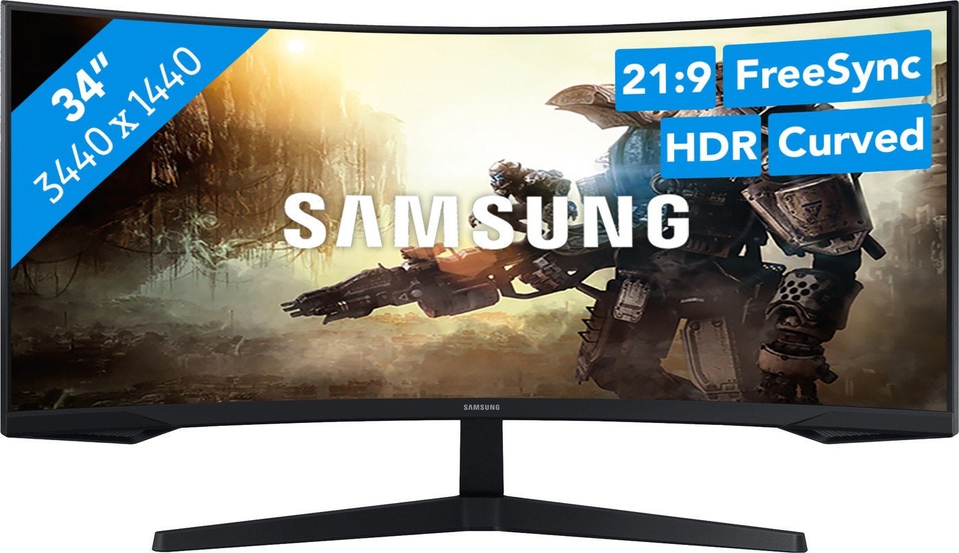 Samsung Curved Gaming monitor 34inch 165hz, Computers en Software, Monitoren, Gebruikt, Minder dan 1 ms, Samsung, HDMI