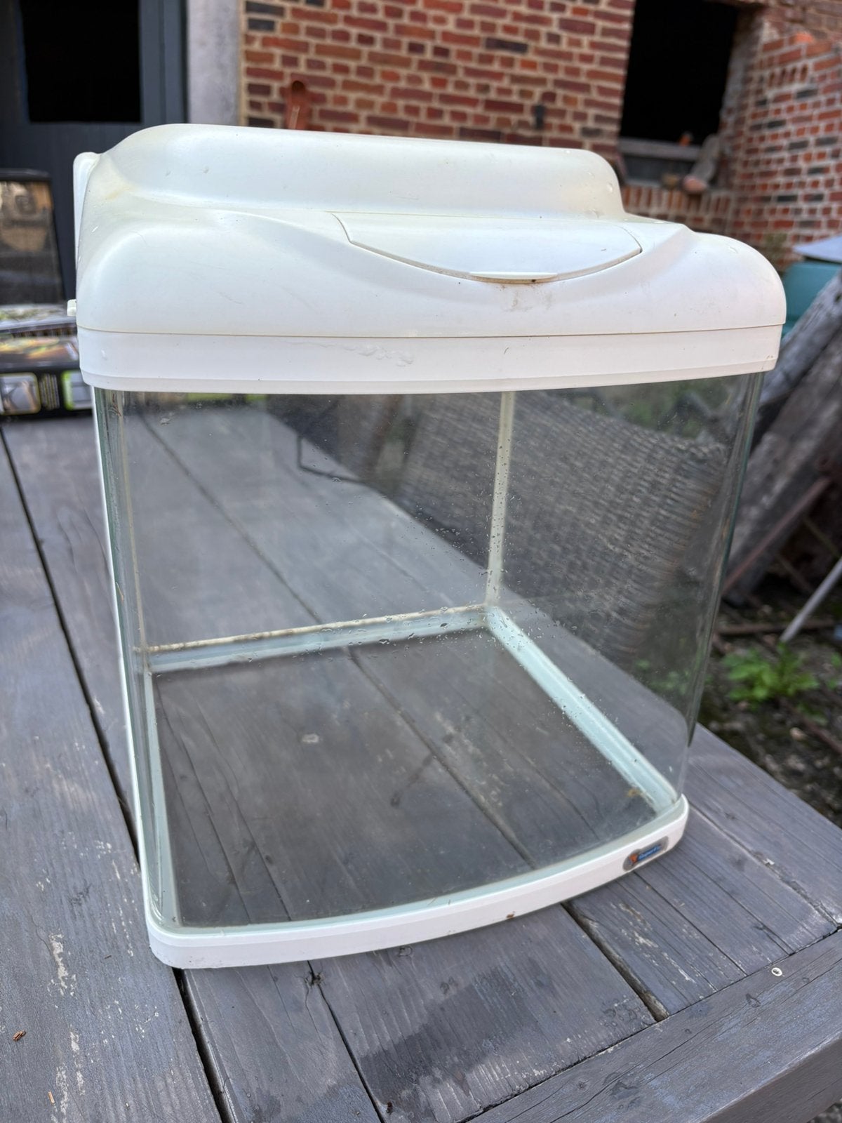 Aquarium 30x30x30, Dieren en Toebehoren, Ophalen, Gebruikt, Superfish, Inclusief deksel